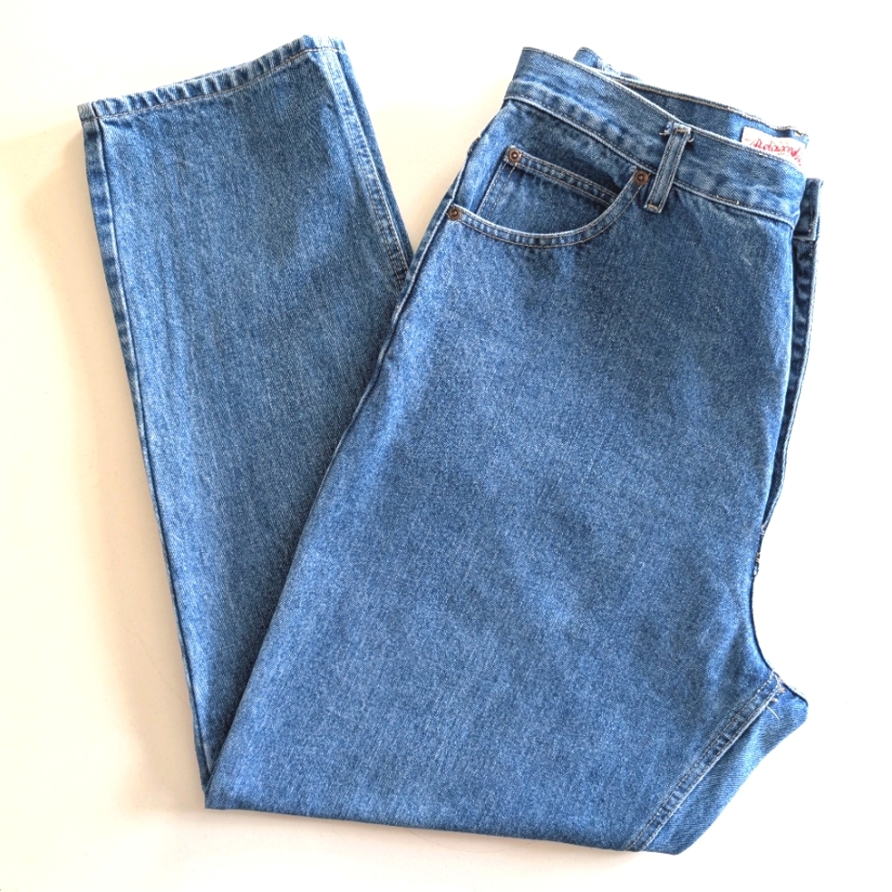 Vintage St. John's Bay Relaxed Fit cotton mom jeans w slight taper leg. Sz 16 - Picture 13 of 14